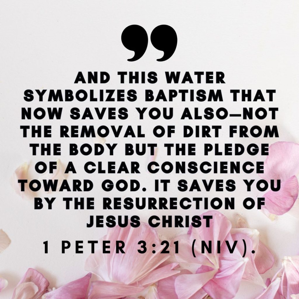 What Is Water Baptism According To The Bible