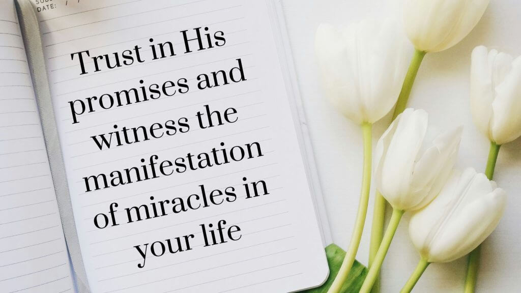 Prayer For Manifestation Of Miracle